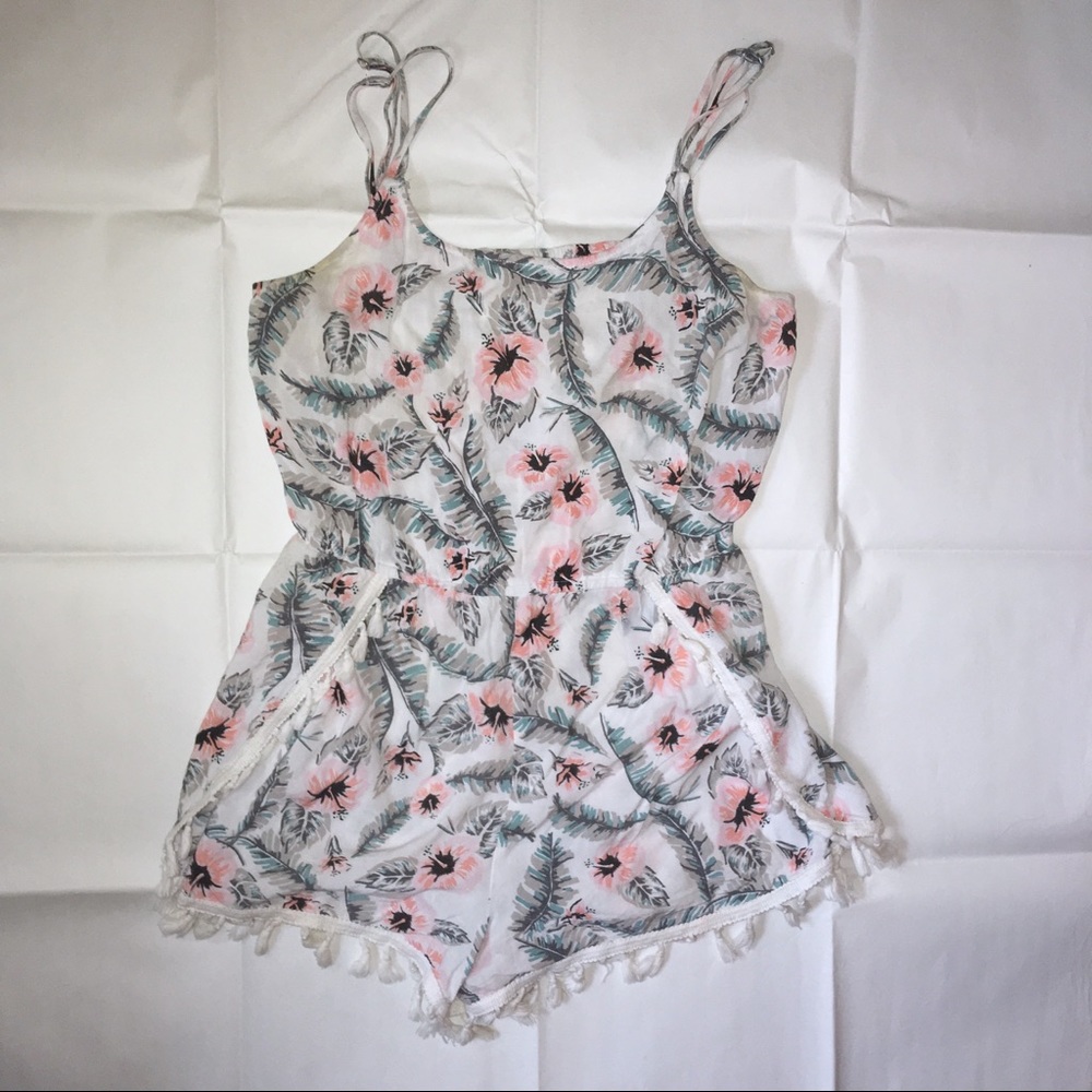 Bethany Mota Floral Romper